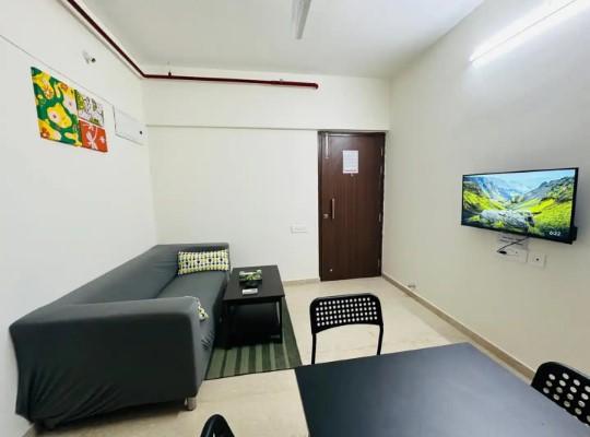 1BHK Service Apartment in Malad (B - 1503)